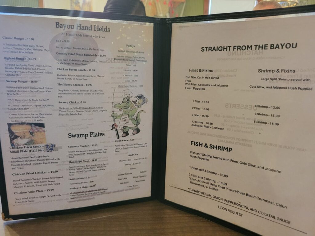 Taste of Caddo Eatery Menu 4